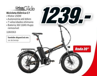 Urban Glide Bicicleta Elétrica C7