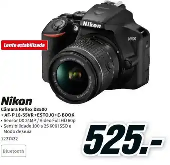 Nikon Câmara Reflex D3500 +AF-P18-55VR+ESTOJO +E-BOOK