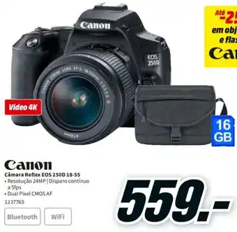 MediaMarkt Canon Câmara Reflex EOS 2500D 18-55 promoção