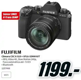 Fujifilm Câmara CSC X-S10 + XF18-55mm Kit