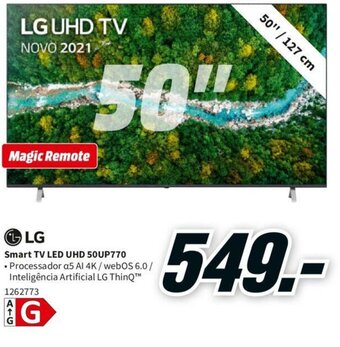 MediaMarkt LG Smart TV LED UHD 50UP770 promoção