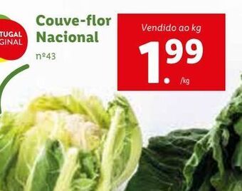 Lidl Couve flor promoção