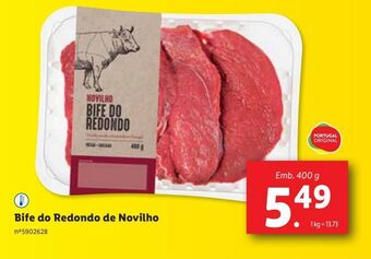 Lidl Bife novilho promoção