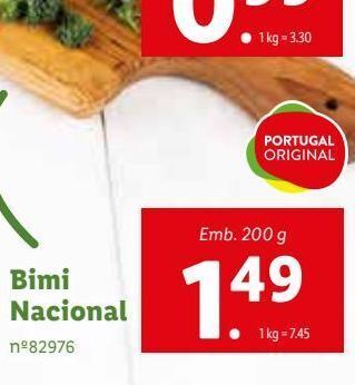 Lidl Brócolis promoção