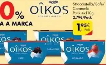 Pingo Doce Oîkos Iogurte Grego Pack 4x110g promoção