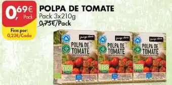 Pingo Doce Polpa de Tomate Pack 3x210g promoção