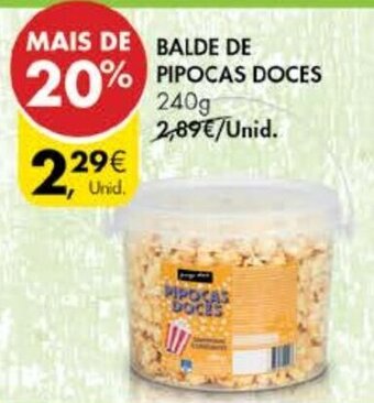 Balde de Pipocas Doces 240g