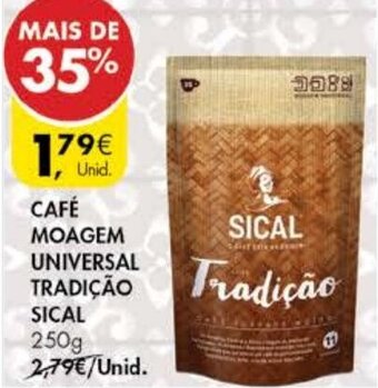 Pingo Doce Café Moagem Universal Tradição Sical 250g promoção