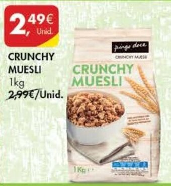 Pingo Doce Crunchy Muesli 1kg promoção