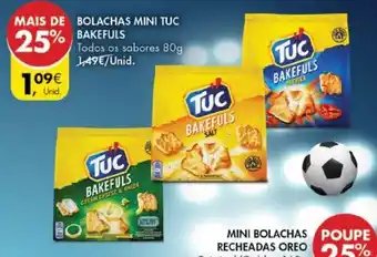 Bolachas Mini TUC Bakefuls 80g