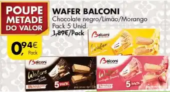 Pingo Doce Wafer Balconi 5 Unid promoção