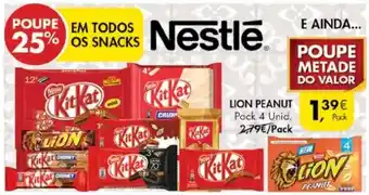 Pingo Doce Lion Peanut Pack 4 Unid promoção