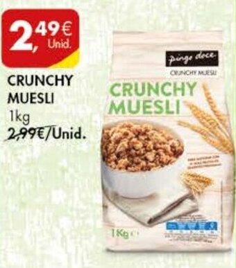 Pingo Doce Crunchy Muesli 1kg promoção