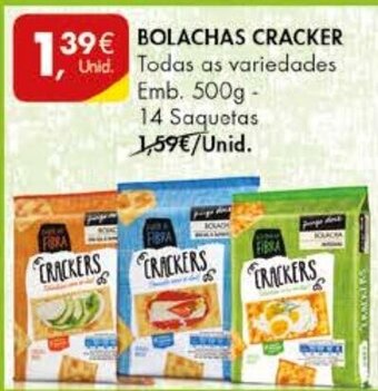 Pingo Doce Bolachas Cracker 500g promoção