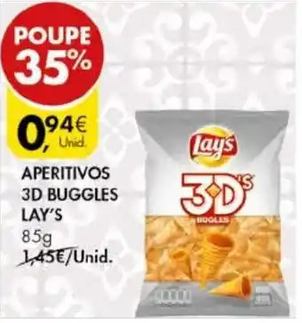 Pingo Doce Aperitivos 3D Buggles Lay's 85g promoção