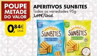Pingo Doce Aperitivos Sunbites 95g promoção