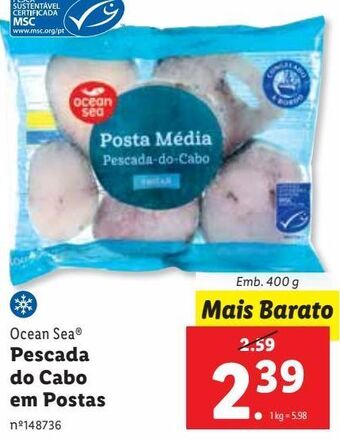 Lidl Peixe congelado promoção