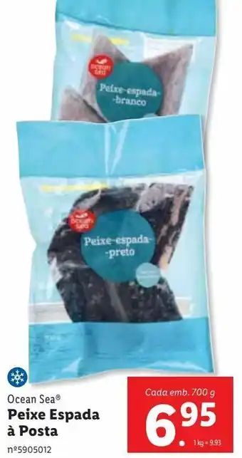 Lidl Peixe espada ocean sea promoção