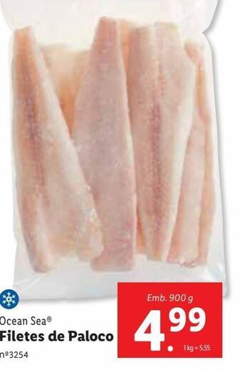 Lidl Peixe congelado ocean sea promoção