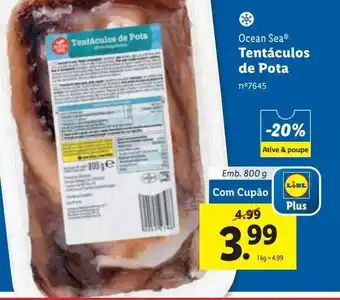 Lidl Tentáculos de lula ocean sea promoção