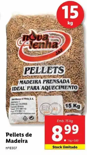 Lidl Madeira para churrasqueira promoção
