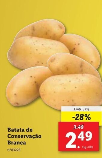 Lidl Batatas promoção