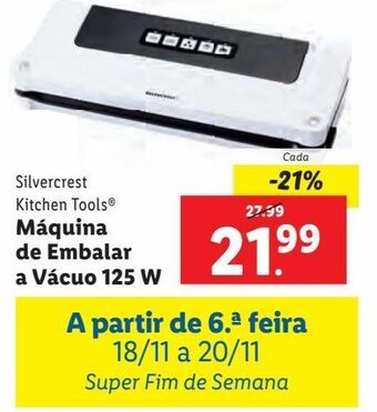 Lidl Embaladora silvercrest promoção