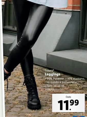 Lidl Leggings esmara promoção