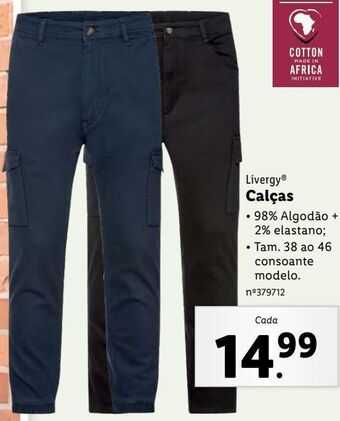 Lidl Calças promoção