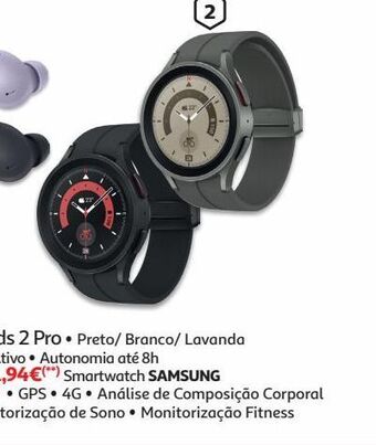 Auchan Smartwatch samsung promoção