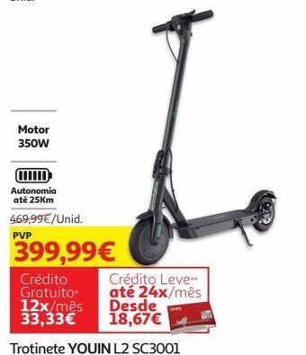 Auchan Trotinete promoção