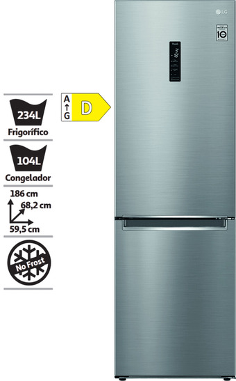 Auchan Combinado lg silver gbb71pzugn promoção