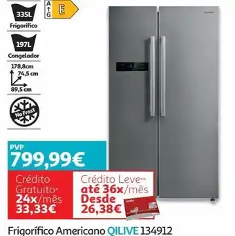 Auchan Frigorifico americano qilive promoção