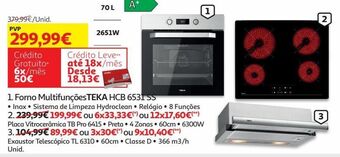 Auchan Forno multifunções teka promoção