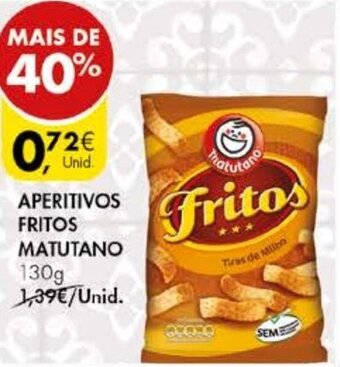 Pingo Doce Aperitivos Fritos Matutano 130g promoção