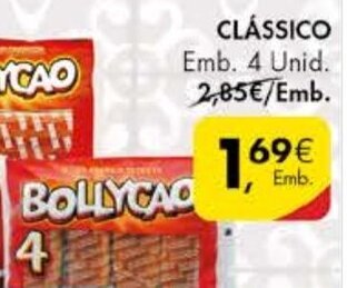 Pingo Doce Bollycao Clássico 4 Unid promoção