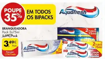 Aquafresh Branqueadora Pack 2x75ml