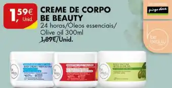 Pingo Doce Creme de Corpo Be Beauty 300ml promoção