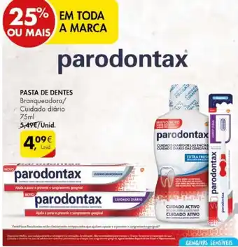 Pingo Doce Pasta de Dentes Parodontax promoção