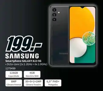 MediaMarkt Samsung Smartphone Galaxy A13 5G promoção
