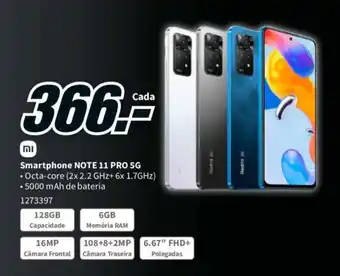 MediaMarkt Xiaomi Smartphone Note 11 Pro 5G promoção