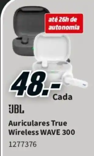 JBL Auriculares True Wireless Wave 300
