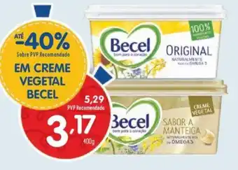 Minipreço Creme Vegetal Becel 400g promoção