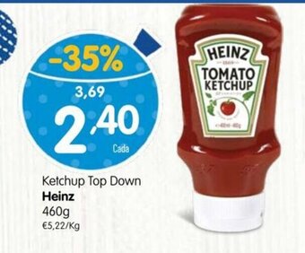 Ketchup Top Down Heinz 460g