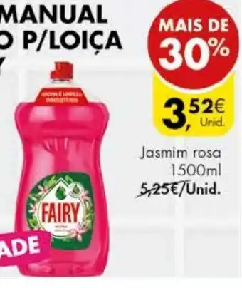 Pingo Doce Detergente Manual Concentrado P/Loiça Fairy 1500ml promoção