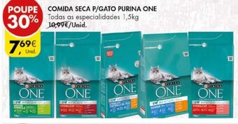 Pingo Doce Comida Seca P/Gato Purina One 1,5Kg promoção