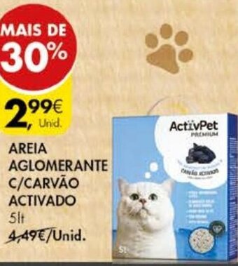 Pingo Doce Areia Aglomerante C/Carvão Activado 5lt promoção