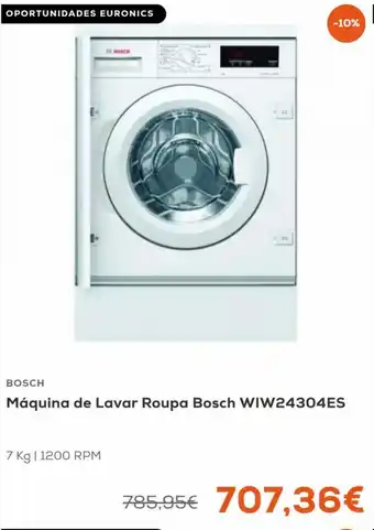 Bosch Maquina de lavar Roupa 7kg