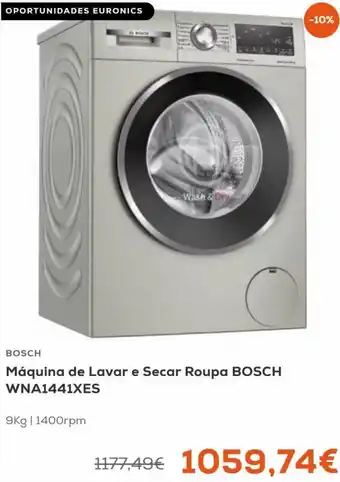 Bosch Maquina de lavar e Secar Roupa 9kg