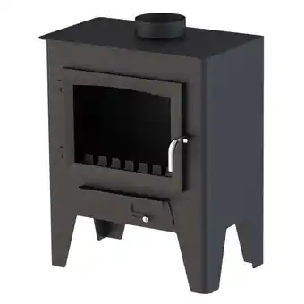 Brico Depôt Estufa de leña negra 7000w promoção